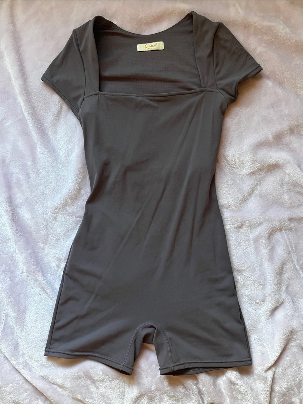 dark grey bodysuit
